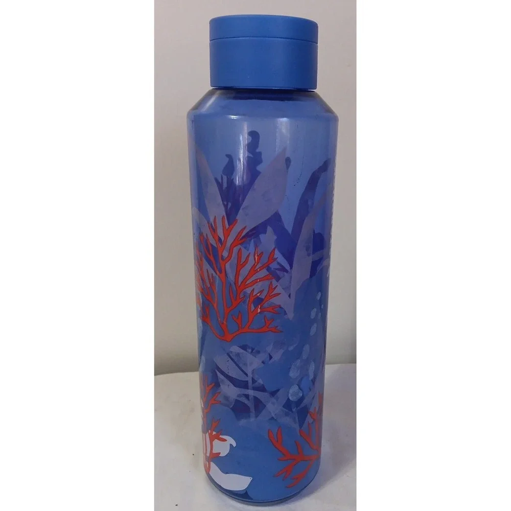 Starbucks Water Bottle Tumbler Coral Reef‎ Blue 2020 Travel Walking Sports